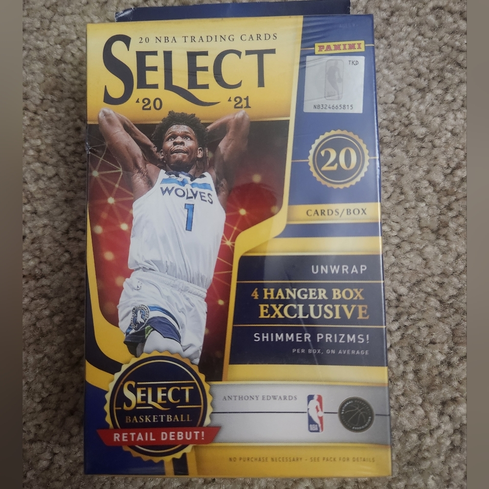 2020-21 panini select nba basketball hanger box brand new factory sealed